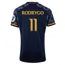 Real Madrid Rodrygo Goes #11 Bortedrakt 2023-24 Kortermet